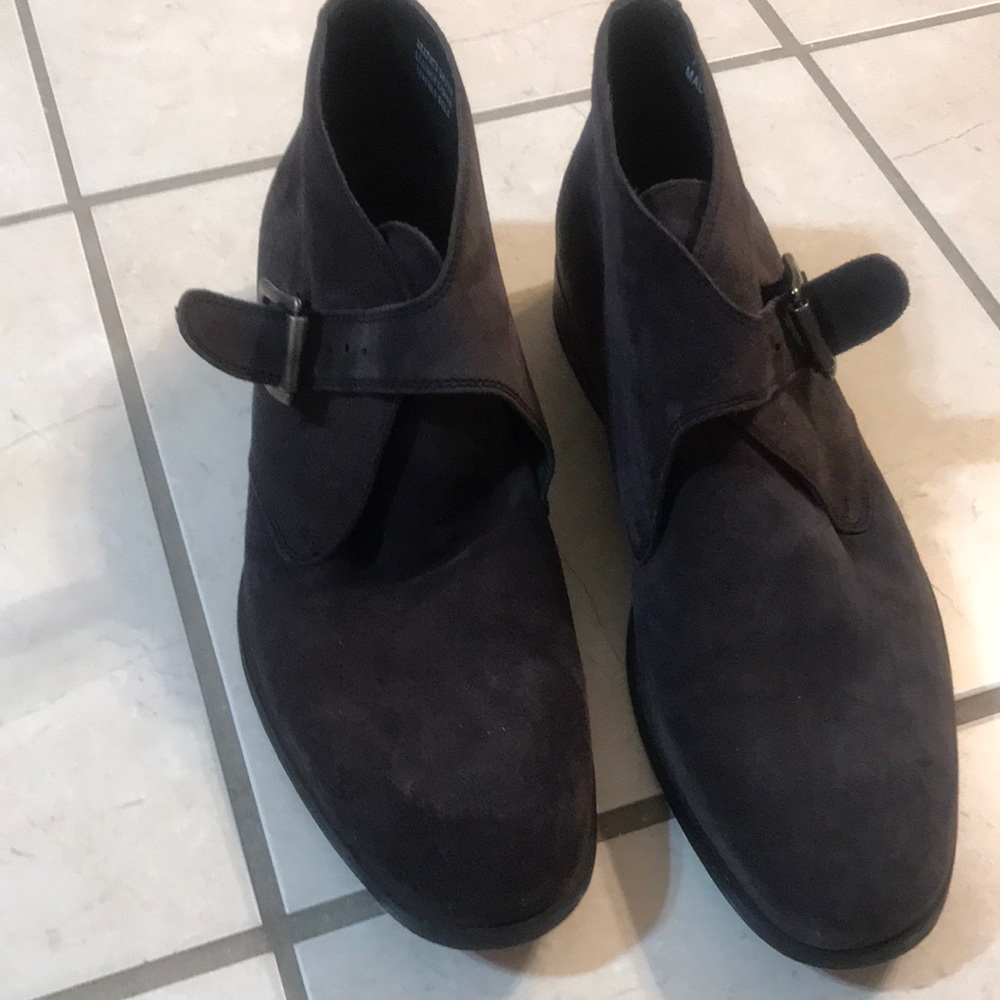 Stylish Gray Monk strap boot